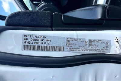 2022 Jeep Grand Cherokee WK Limited