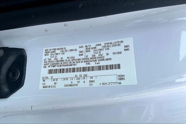 2019 Ford F-150 XL
