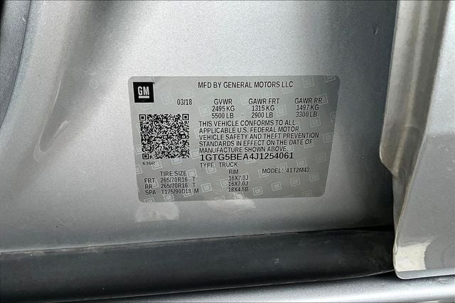 2018 GMC Canyon Base
