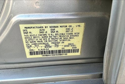 2004 Nissan Maxima 3.5 SL