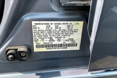 1999 Nissan Altima GXE