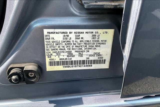 1999 Nissan Altima GXE