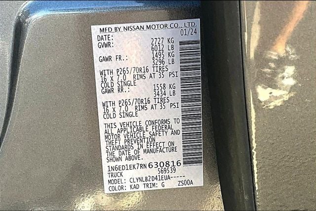 2024 Nissan Frontier SV