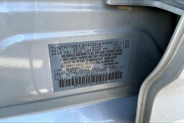 2020 Nissan Sentra S