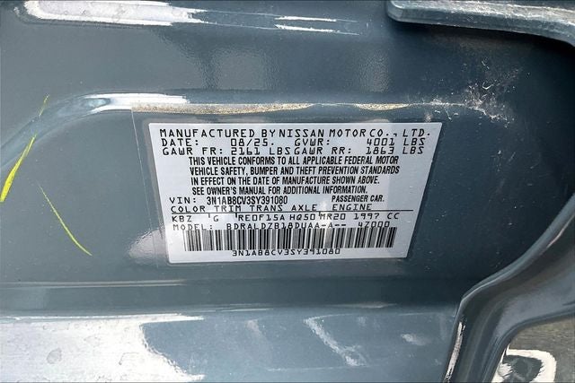 2025 Nissan Sentra SV