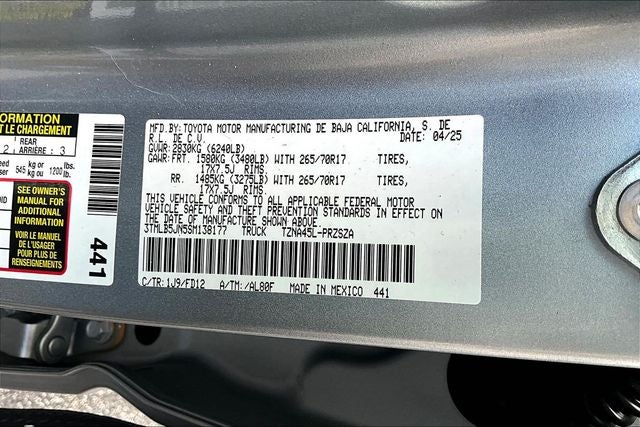 2025 Toyota Tacoma TRD Off-Road