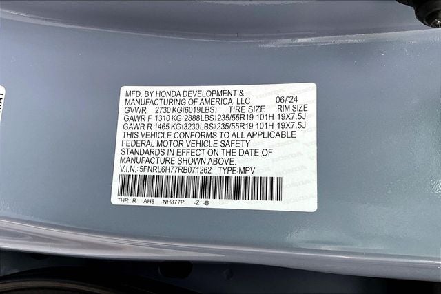 2024 Honda Odyssey Sport