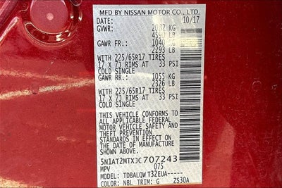 2018 Nissan Rogue SV