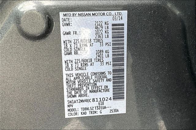 2014 Nissan Rogue SL