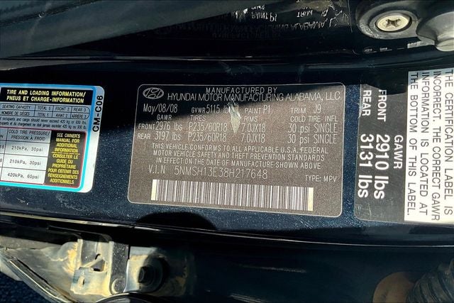 2008 Hyundai Santa Fe Base