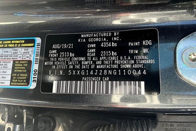 2022 Kia K5 LXS