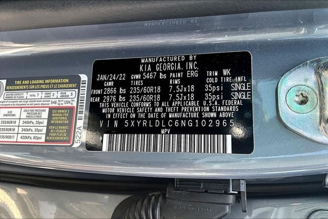 2022 Kia Sorento S