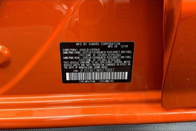 2019 Subaru Crosstrek 2.0i Premium