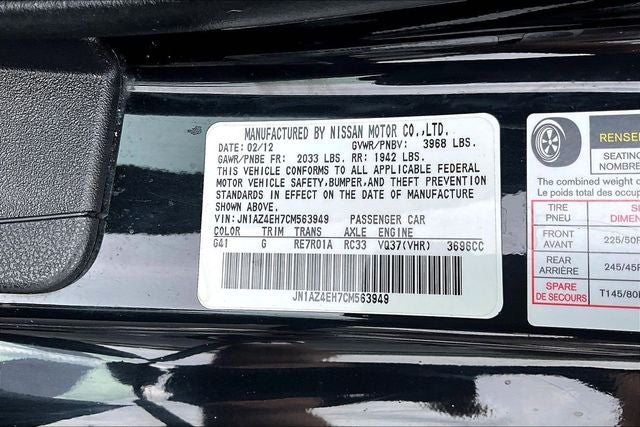 2012 Nissan 370Z Base