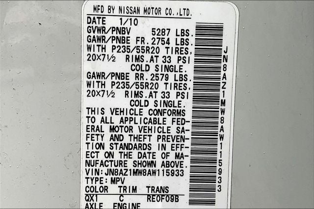 2010 Nissan Murano LE