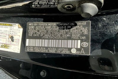 2004 Toyota Camry SE