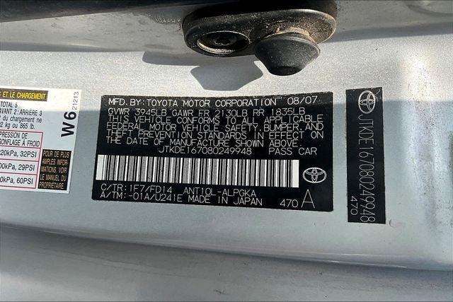 2008 Scion tC Base