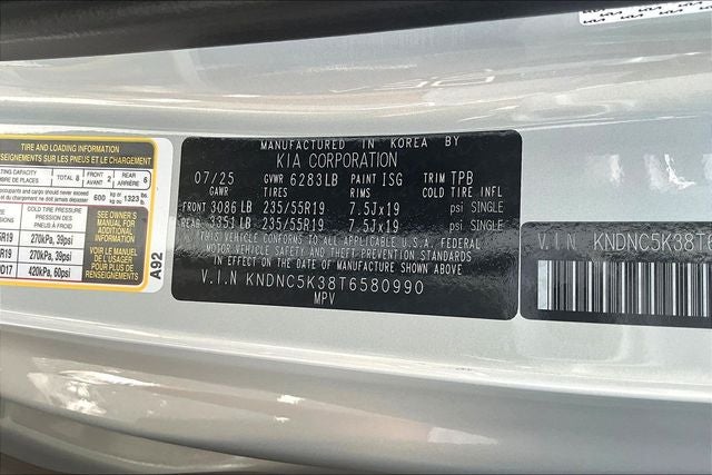 2026 Kia Carnival EX